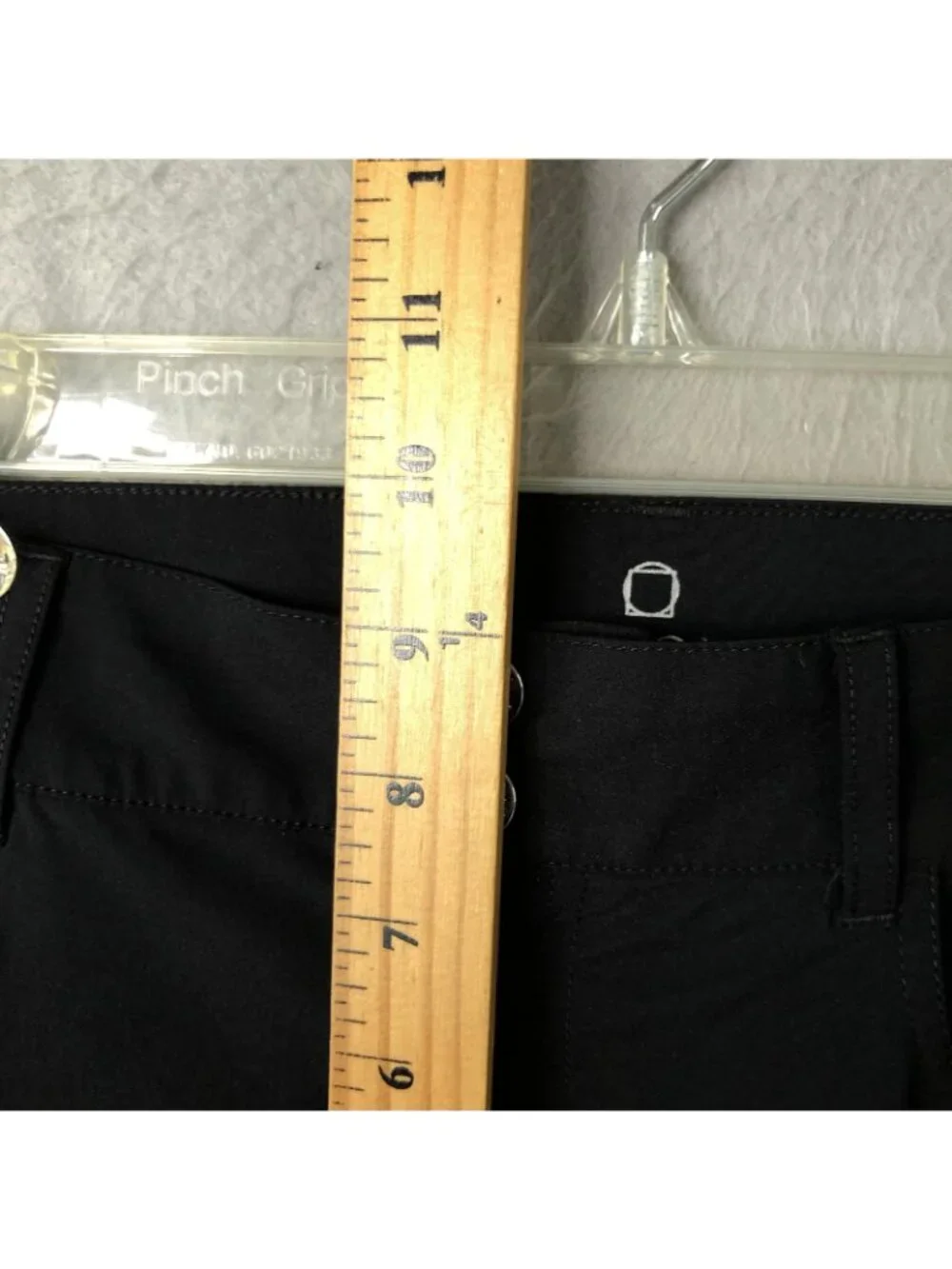Anatomie Pants Womens M Black Microfiber Slim Side Stripe Zip Travel Stretch